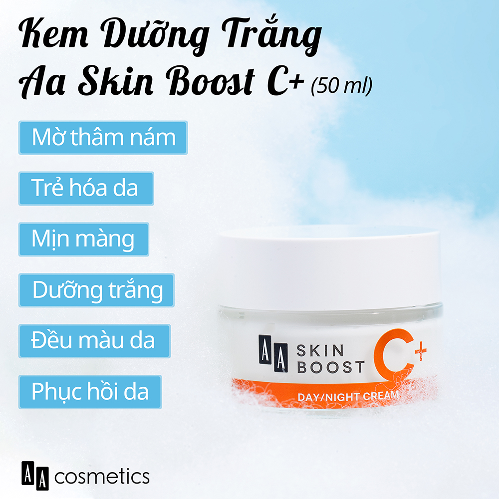 Kem Dưỡng Trắng Skin Boost C+ Xuất Xứ Châu Âu