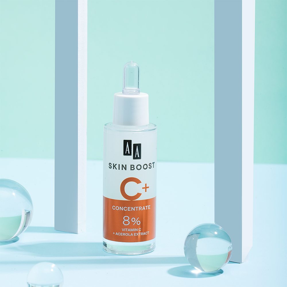 Serum Dưỡng Trắng Skin Boost C+ Của AA Cosmetics Châu Âu