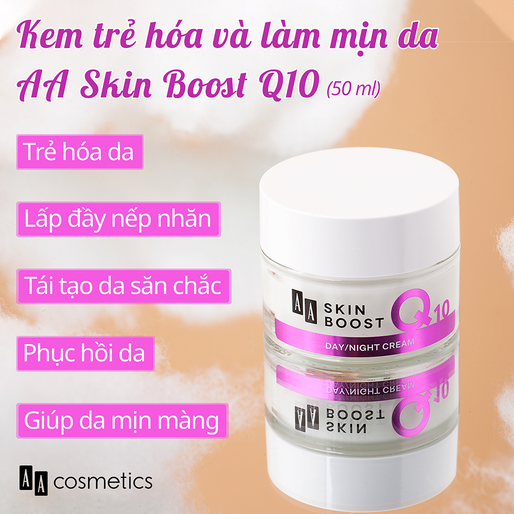 Kem Trẻ Hóa Skin Boost Q10 Xuất Xứ Châu Âu