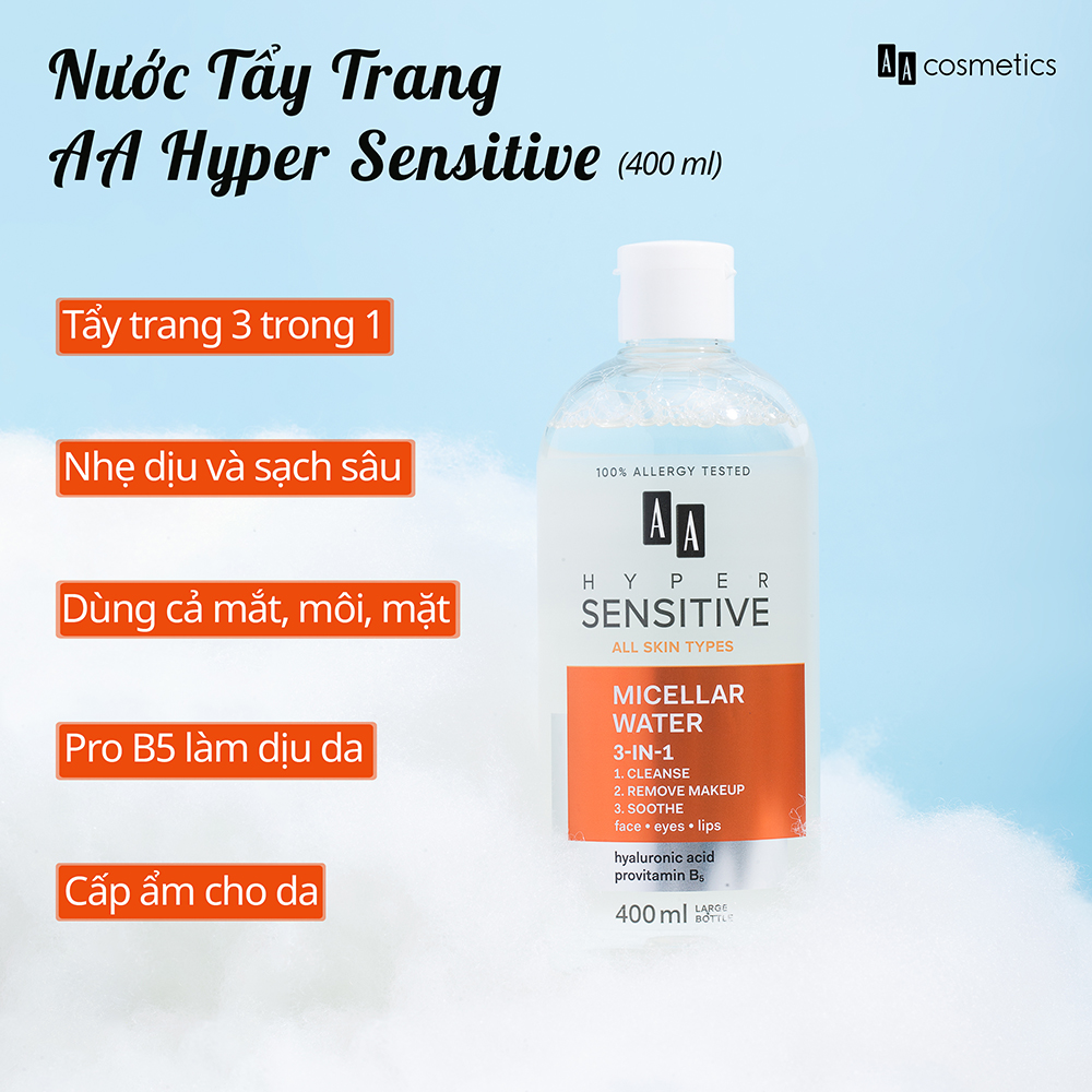 Nước Tẩy Trang Hyper Sensitive Xuất Xứ Châu Âu