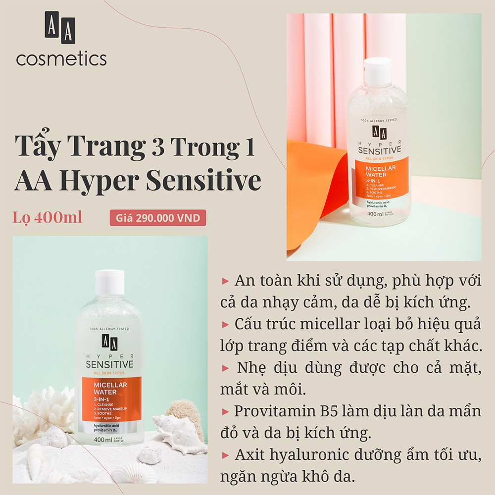 Nước Tẩy Trang Hyper Sensitive Xuất Xứ Châu Âu