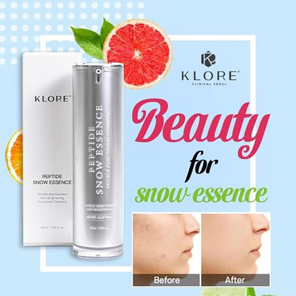 Siêu Tinh Chất Peptide Snow Essence Klore 5in1
