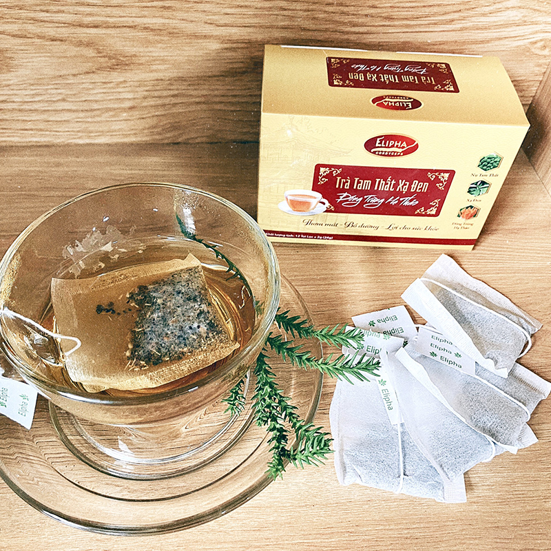 Trà Đông Trùng Hạ Thảo Tam Thất Xạ Đen