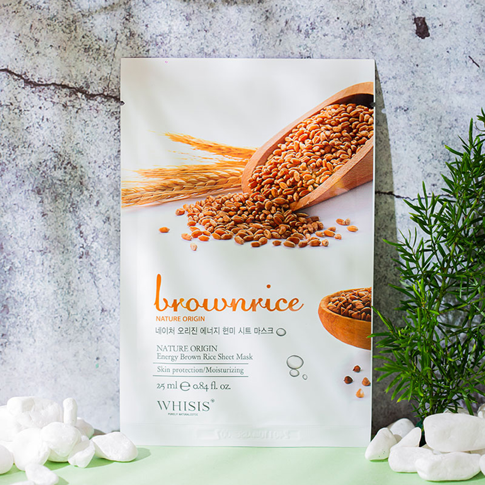 Mặt Nạ Gạo Lứt Whisis Nature Origin Energy 25ml