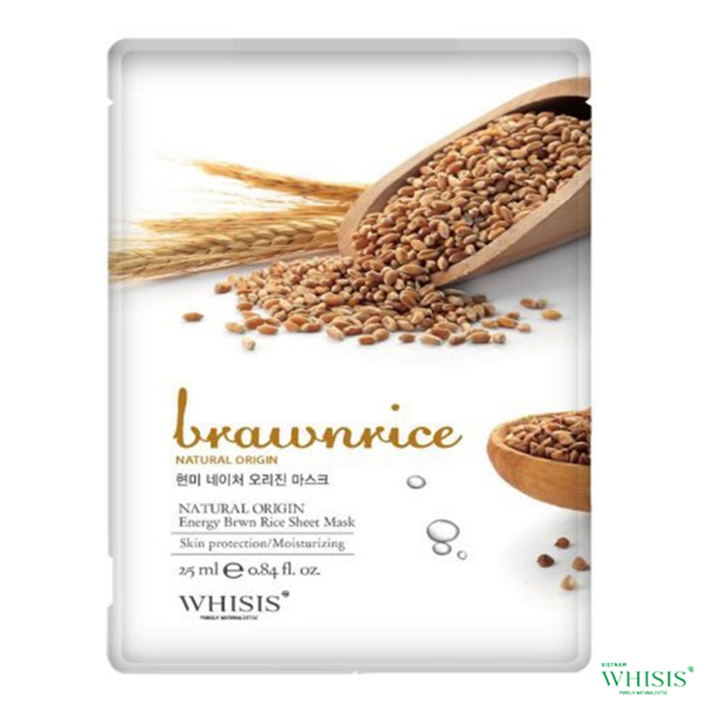 Mặt Nạ Gạo Lứt Whisis Nature Origin Energy 25ml