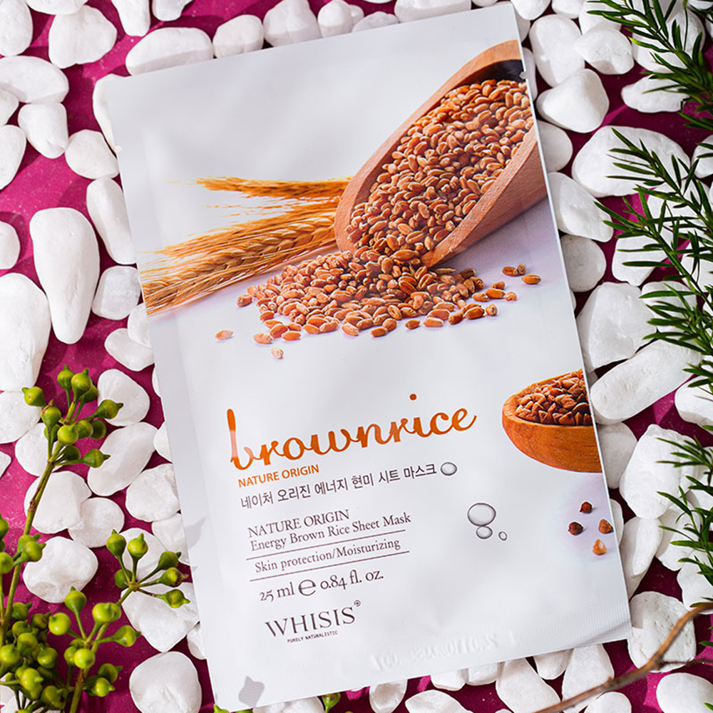 Mặt Nạ Gạo Lứt Whisis Nature Origin Energy 25ml