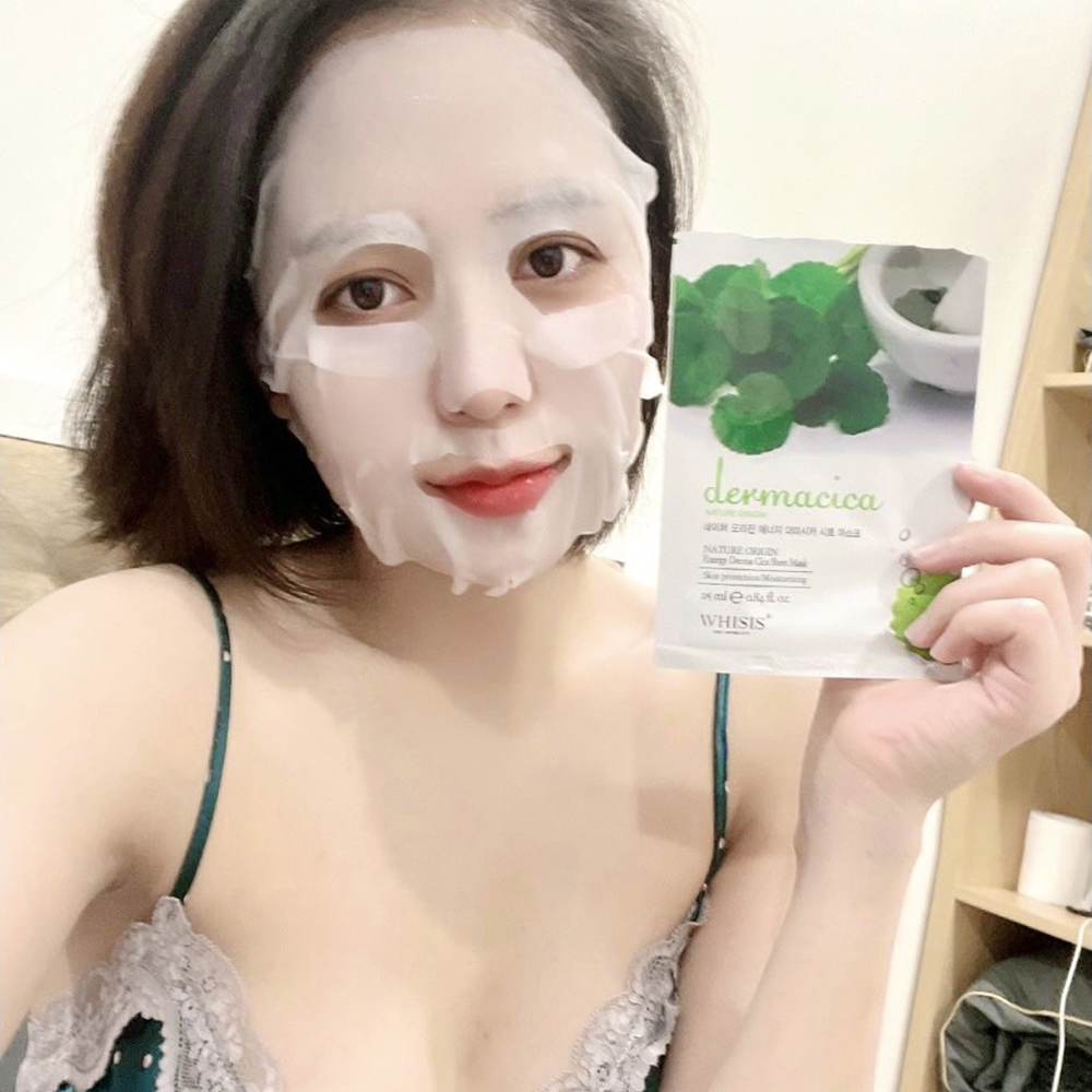 Mặt Nạ Rau Má Whisis Hàn Quốc 25ml