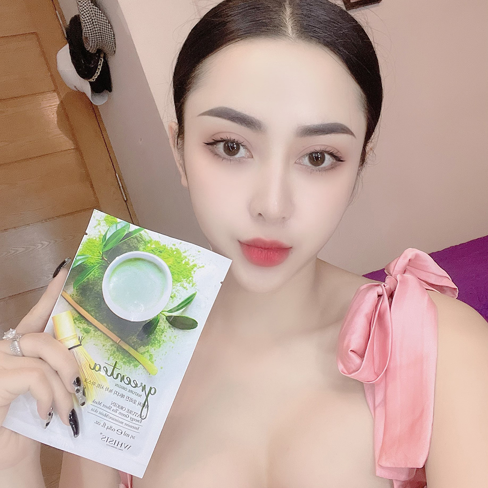 Mặt Nạ Trà Xanh Whisis Hàn Quốc 25ml