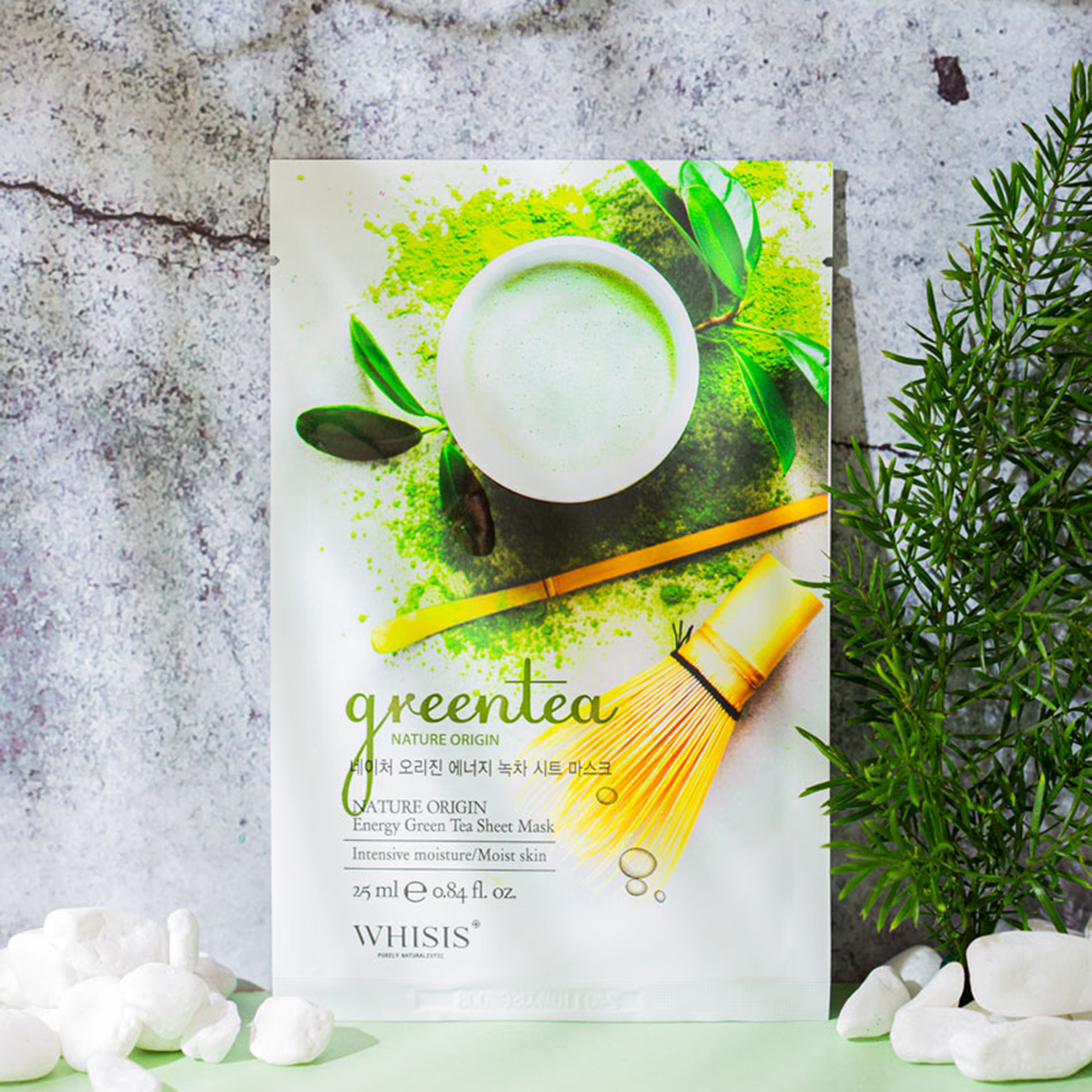 Mặt Nạ Trà Xanh Whisis Hàn Quốc 25ml