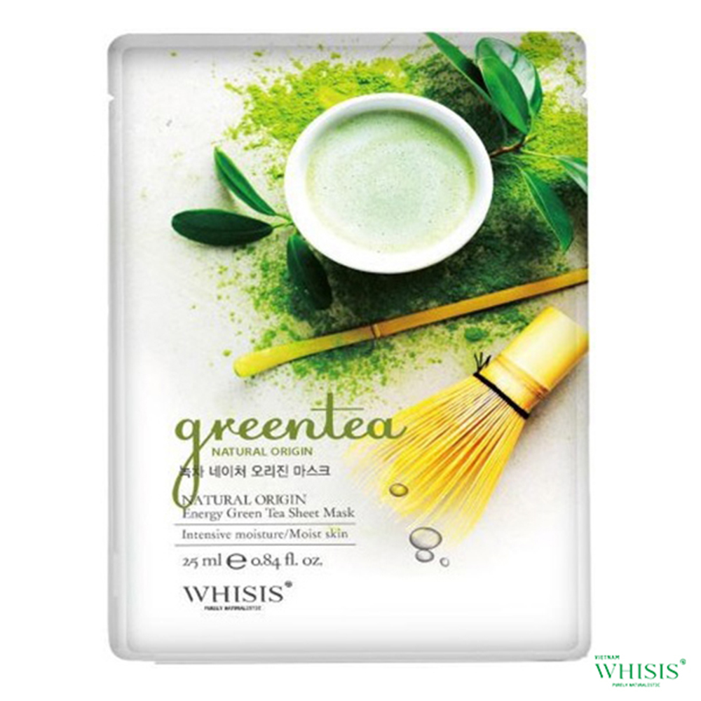 Mặt Nạ Trà Xanh Whisis Hàn Quốc 25ml