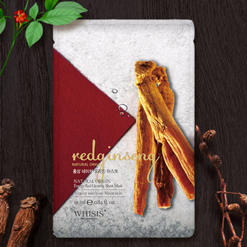 Mặt Nạ Hồng Sâm Whisis Hàn Quốc 25ml