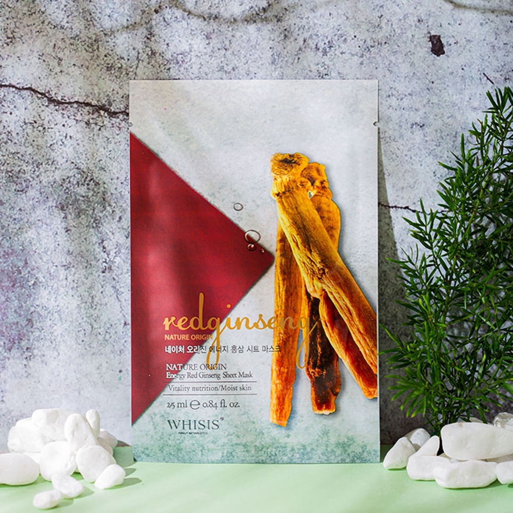 Mặt Nạ Hồng Sâm Whisis Hàn Quốc 25ml
