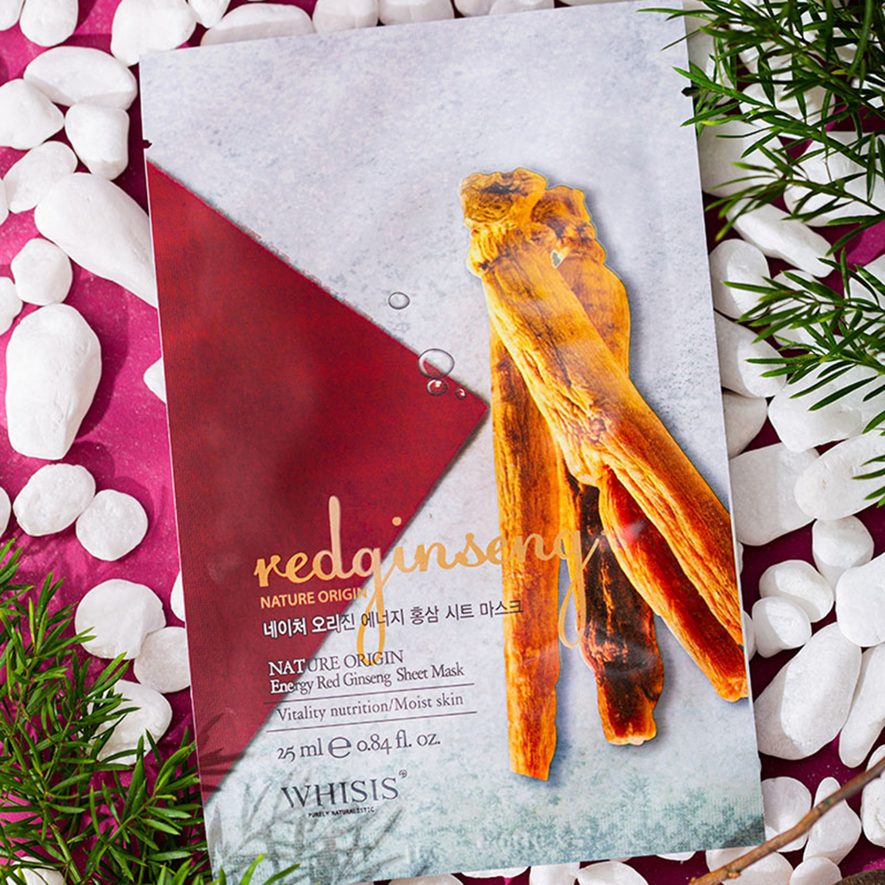 Mặt Nạ Hồng Sâm Whisis Hàn Quốc 25ml