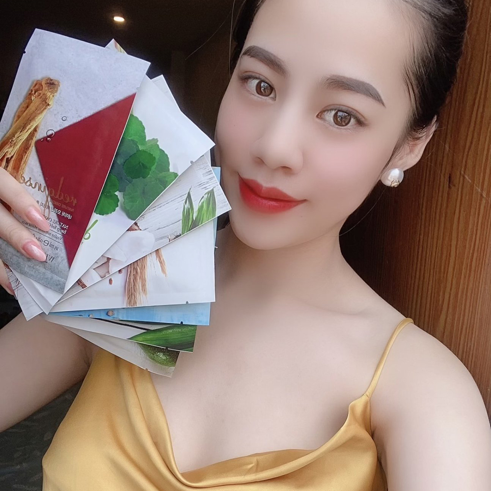 Mặt Nạ Hồng Sâm Whisis Hàn Quốc 25ml