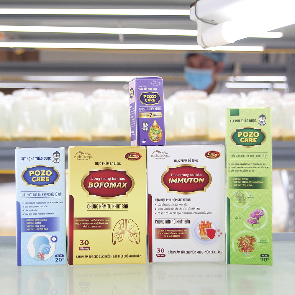 Combo 05 Sản Phẩm Phục Hồi Sức Khỏe Mùa Covid ĐTHT TraphacoSapa