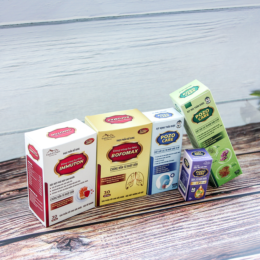 Combo 05 Sản Phẩm Phục Hồi Sức Khỏe Mùa Covid ĐTHT TraphacoSapa