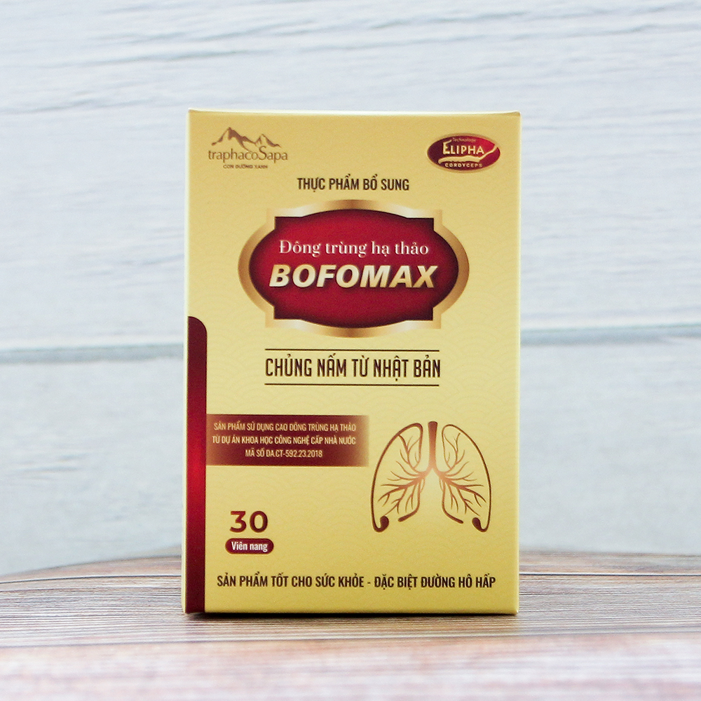 Viên Uống Bổ Phổi Đông Trùng Hạ Thảo Bofomax TraphacoSapa