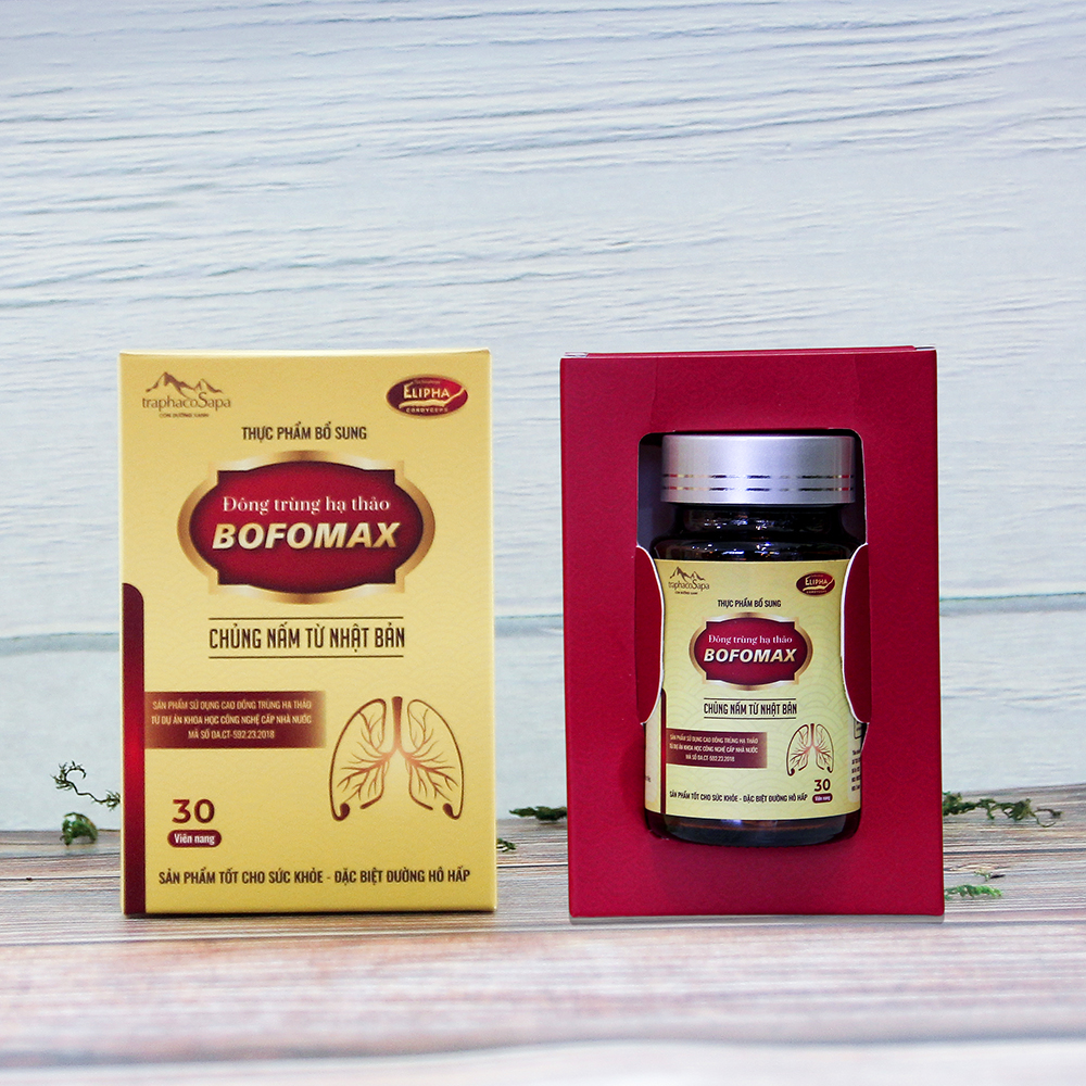 Viên Uống Bổ Phổi Đông Trùng Hạ Thảo Bofomax TraphacoSapa