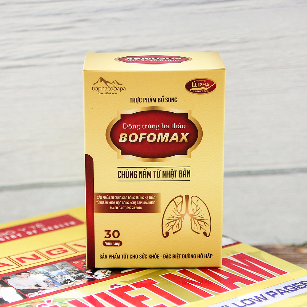Viên Uống Bổ Phổi Đông Trùng Hạ Thảo Bofomax TraphacoSapa