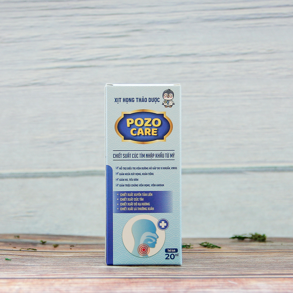 Dung Dịch Xịt Họng Thảo Dược Pozocare