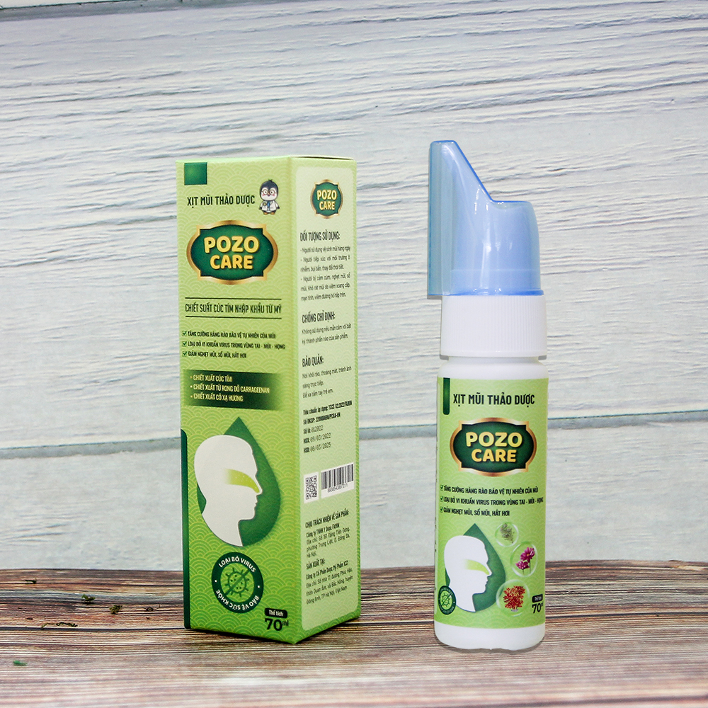 Dung Dịch Xịt Mũi Thảo Dược PozoCare