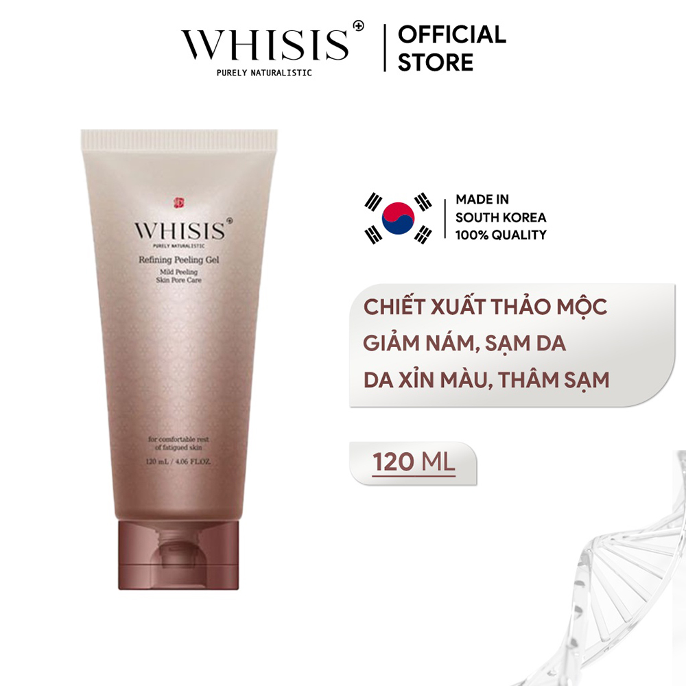 Tẩy Tế Bào Chết Da Mặt Đông Y Giảm Sạm Nám Whisis 120ml