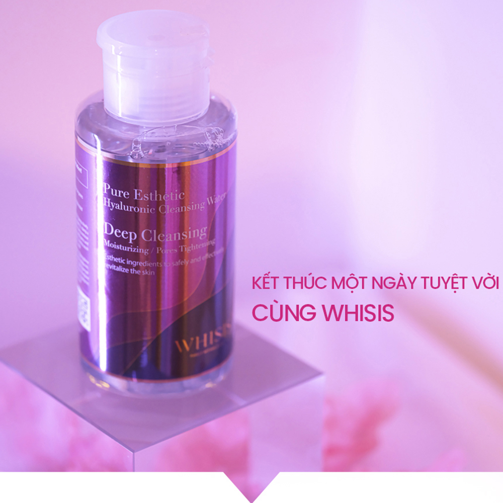 Nước Tẩy Trang Tinh Khiết Hyaluronic Whisis
