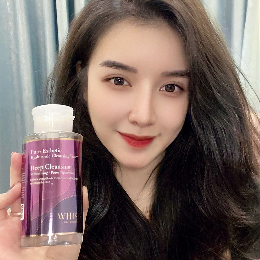 Nước Tẩy Trang Tinh Khiết Hyaluronic Whisis