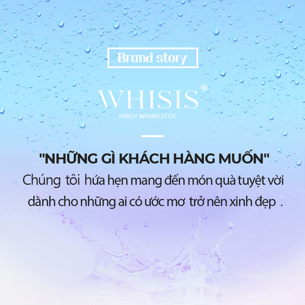 Nước Tẩy Trang Tinh Khiết Hyaluronic Whisis