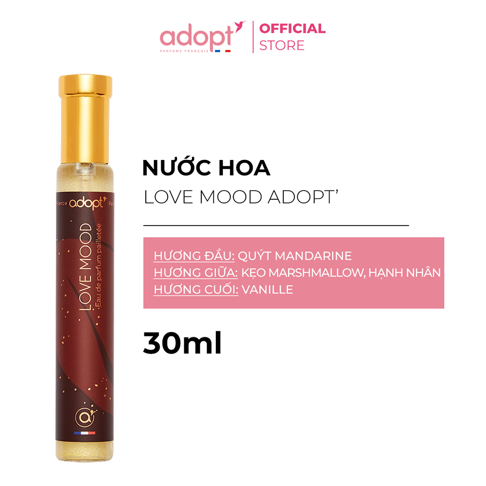Nước Hoa Nữ Love Mood Adopt Hương Kẹo Marshmallow Hạnh Nhân