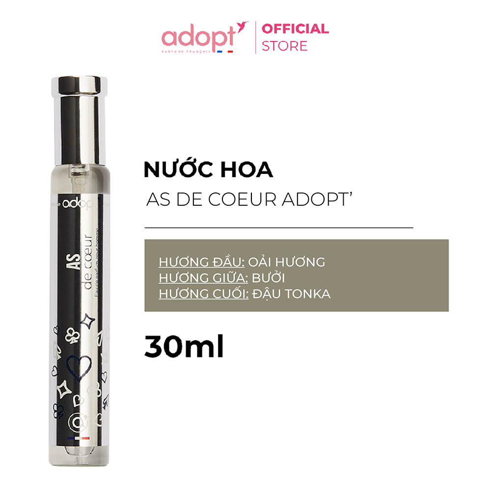 Nước Hoa Nam As De Coeur Adopt Hương Bưởi