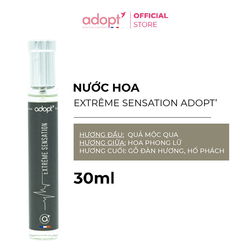 Nước Hoa Nam Adopt Extreme Sensation Hương Hoa Phong Lữ