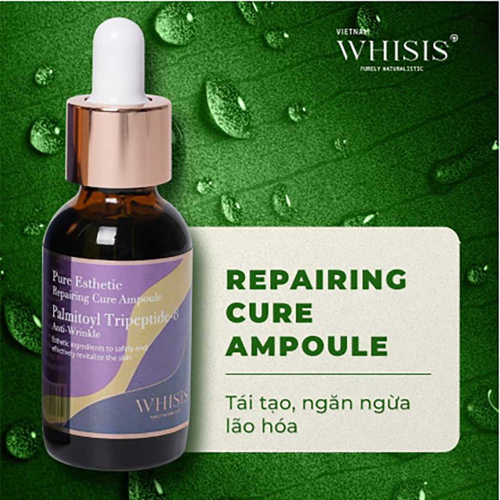 Tinh Chất Chống Lão Hóa Da Whisis Pure Esthetic Repairing Cure Ampoule