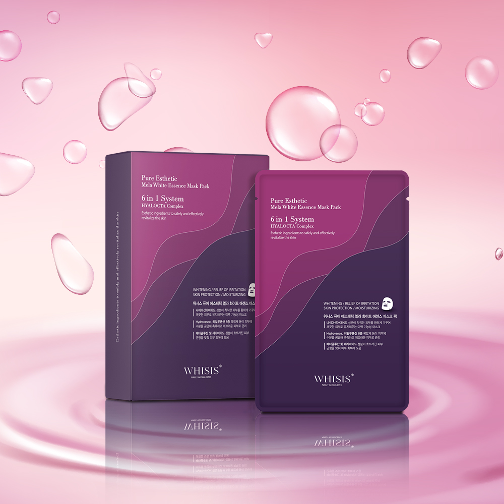 Mặt Nạ Giấy Hàn Quốc WHISIS Pure Esthetic Mela White Essence Dưỡng Trắng Da 25ml