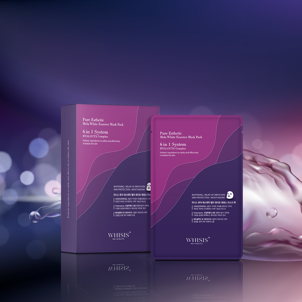 Mặt Nạ Giấy Hàn Quốc WHISIS Pure Esthetic Mela White Essence Dưỡng Trắng Da 25ml