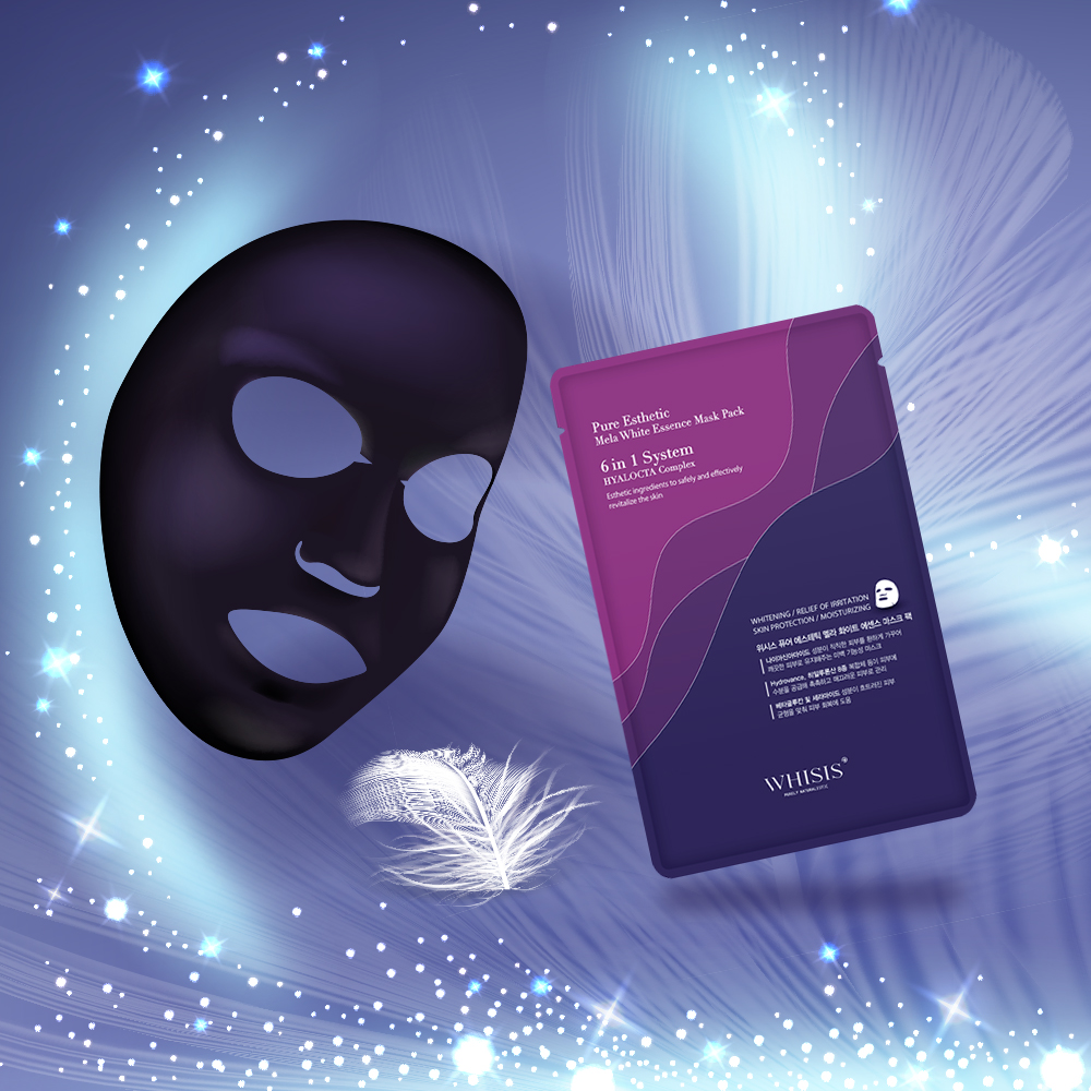Mặt Nạ Giấy Hàn Quốc WHISIS Pure Esthetic Mela White Essence Dưỡng Trắng Da 25ml