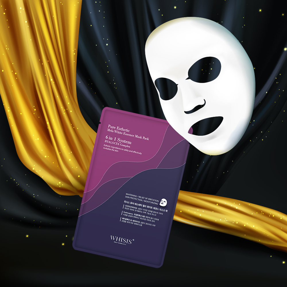 Mặt Nạ Giấy Hàn Quốc WHISIS Pure Esthetic Mela White Essence Dưỡng Trắng Da 25ml