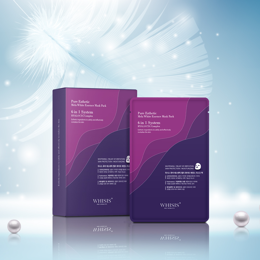 Mặt Nạ Giấy Hàn Quốc WHISIS Pure Esthetic Mela White Essence Dưỡng Trắng Da 25ml