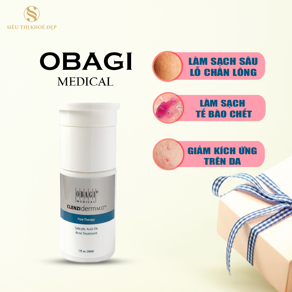 Dung Dịch BHA Giảm Mụn Obagi Clenziderm MD Pore Therapy 30ml