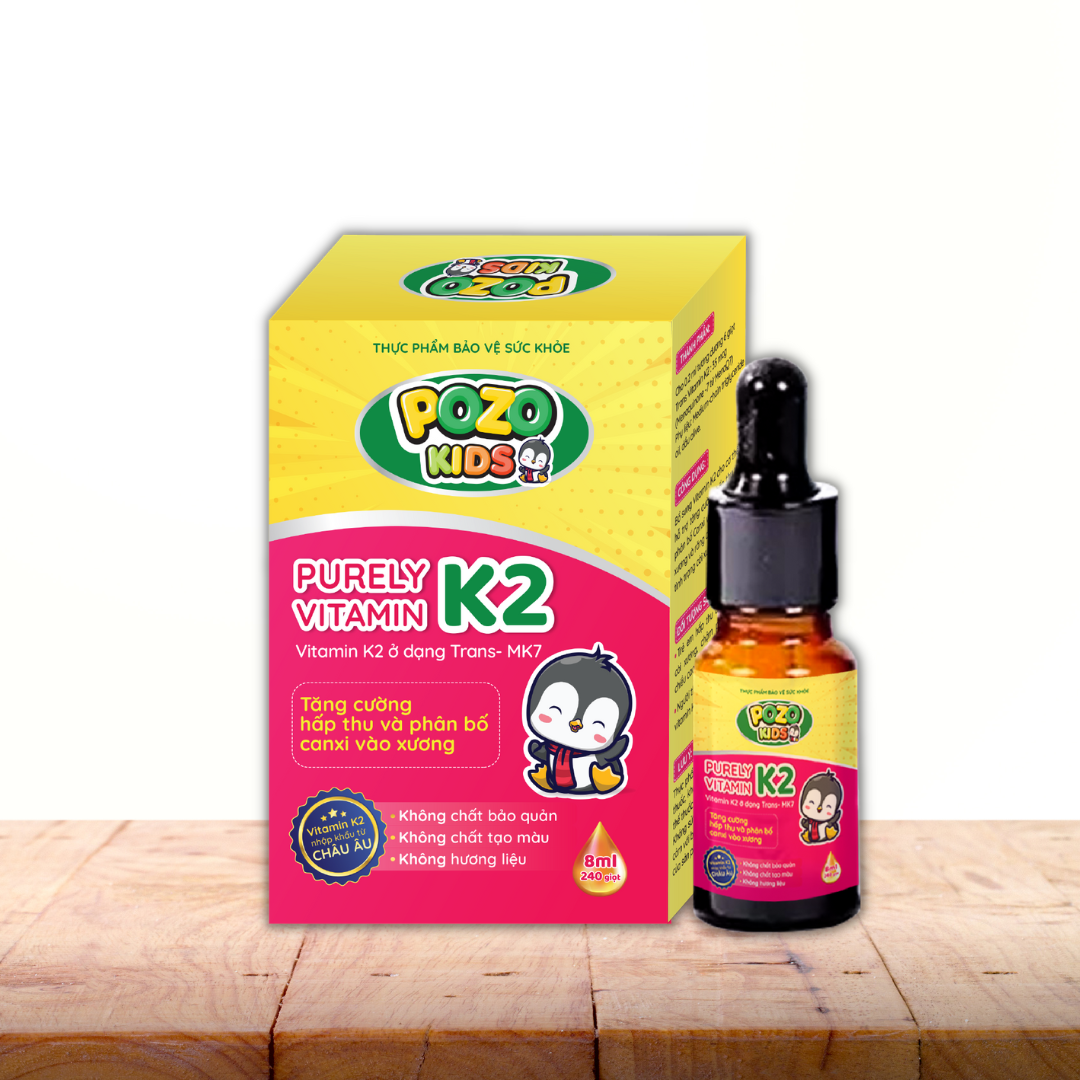 Vitamin K2 Tinh Khiết Pozo Kids Nguyên Liệu Nhập Khẩu Châu Âu