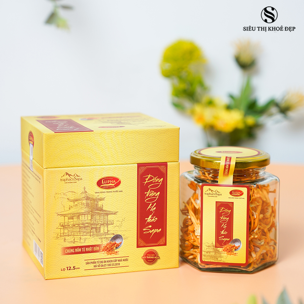 Đông Trùng Hạ Thảo Sapa Khô Sấy Thăng Hoa 12,5Gr