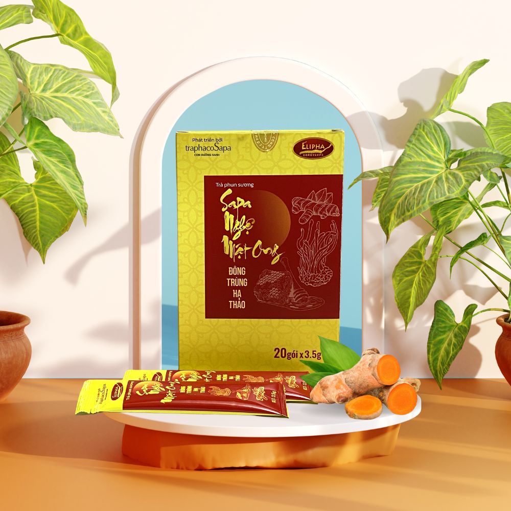 Nghệ Mật Ong Đông Trùng Hạ Thảo Sapa