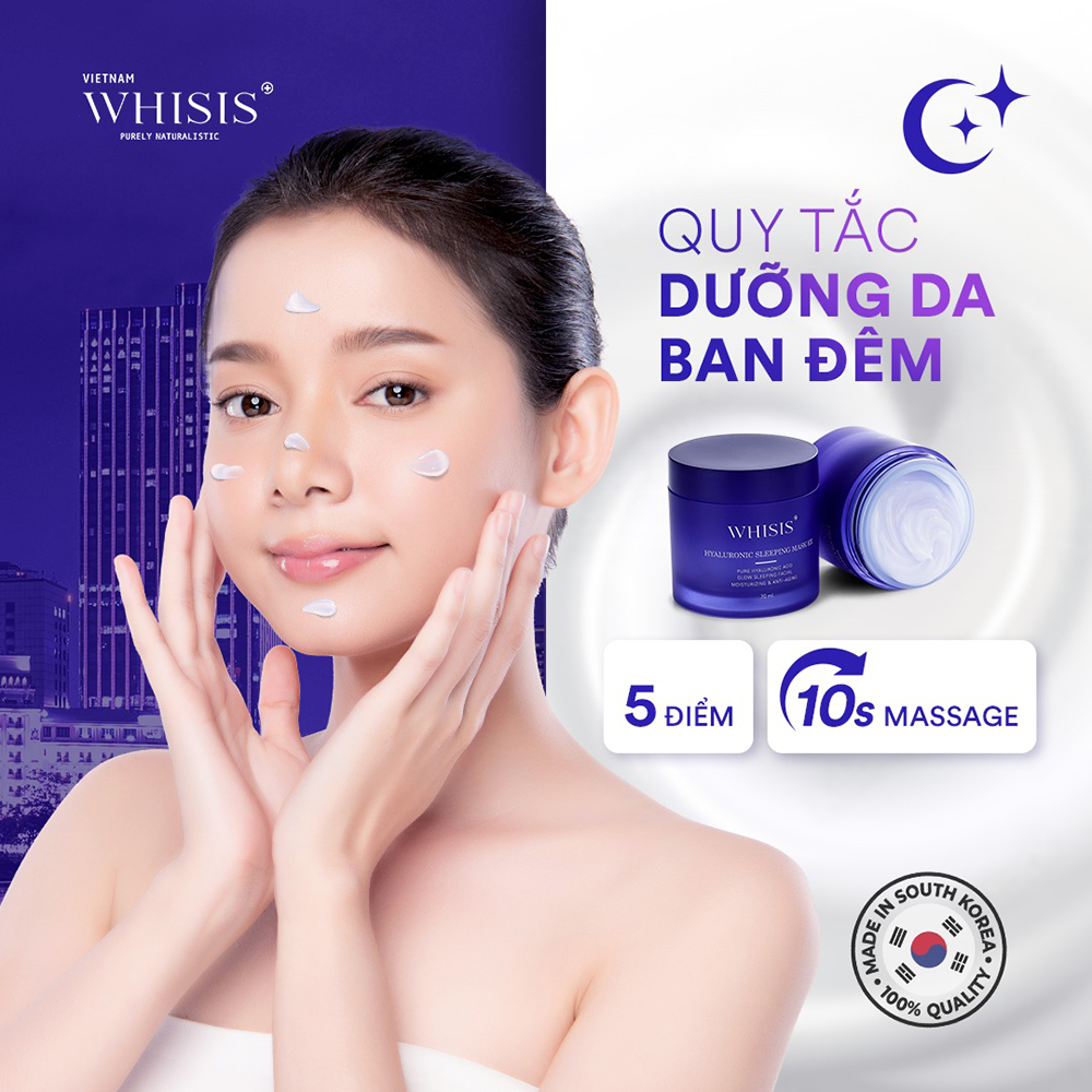 Mặt Nạ Ngủ Cấp Ẩm Chống Lão Hóa Whisis 70ml