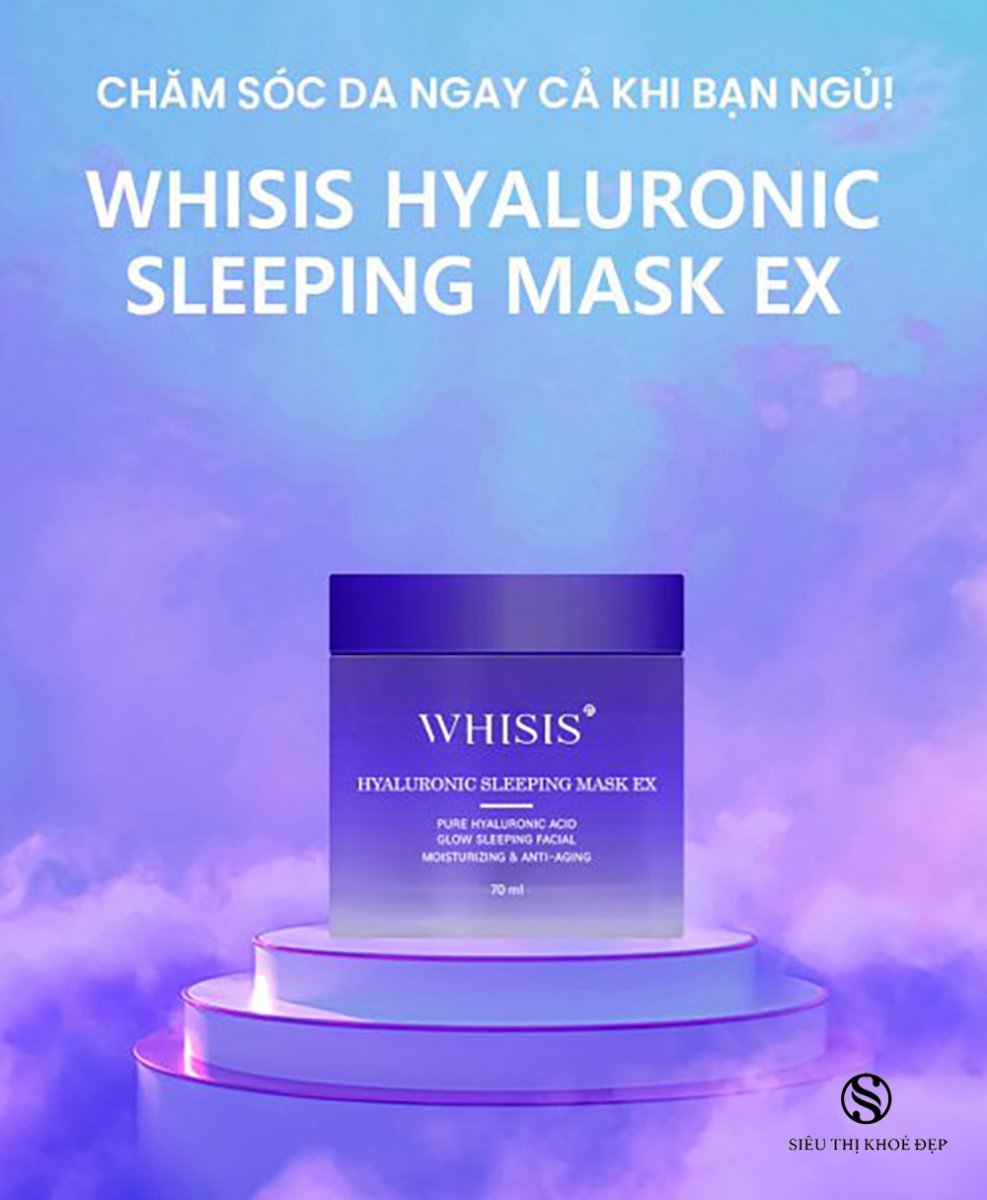 Mặt Nạ Ngủ Cấp Ẩm Chống Lão Hóa Whisis 70ml