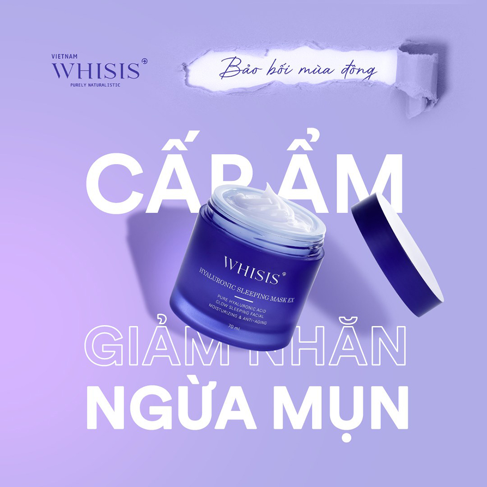 Mặt Nạ Ngủ Cấp Ẩm Chống Lão Hóa Whisis 70ml