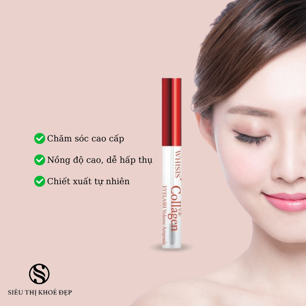 Tinh Chất Dưỡng Dài Mi Whisis Collagen V-B7 Eyelash Volume Ampoule