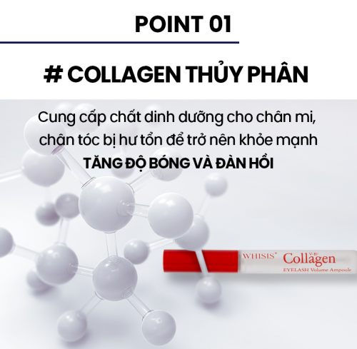 Tinh Chất Dưỡng Dài Mi Whisis Collagen V-B7 Eyelash Volume Ampoule