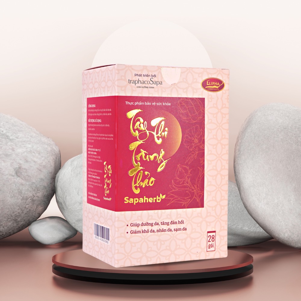 Collagen Tây Thi Trùng Thảo Sapaherb 28 Gói/ Hộp