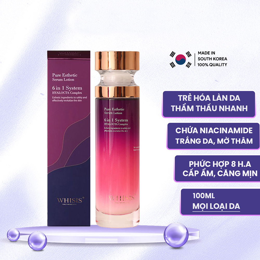 Serum Lotion Thẩm Mỹ Giảm Sạm Nám- Tàn Nhang Whisis 100ml