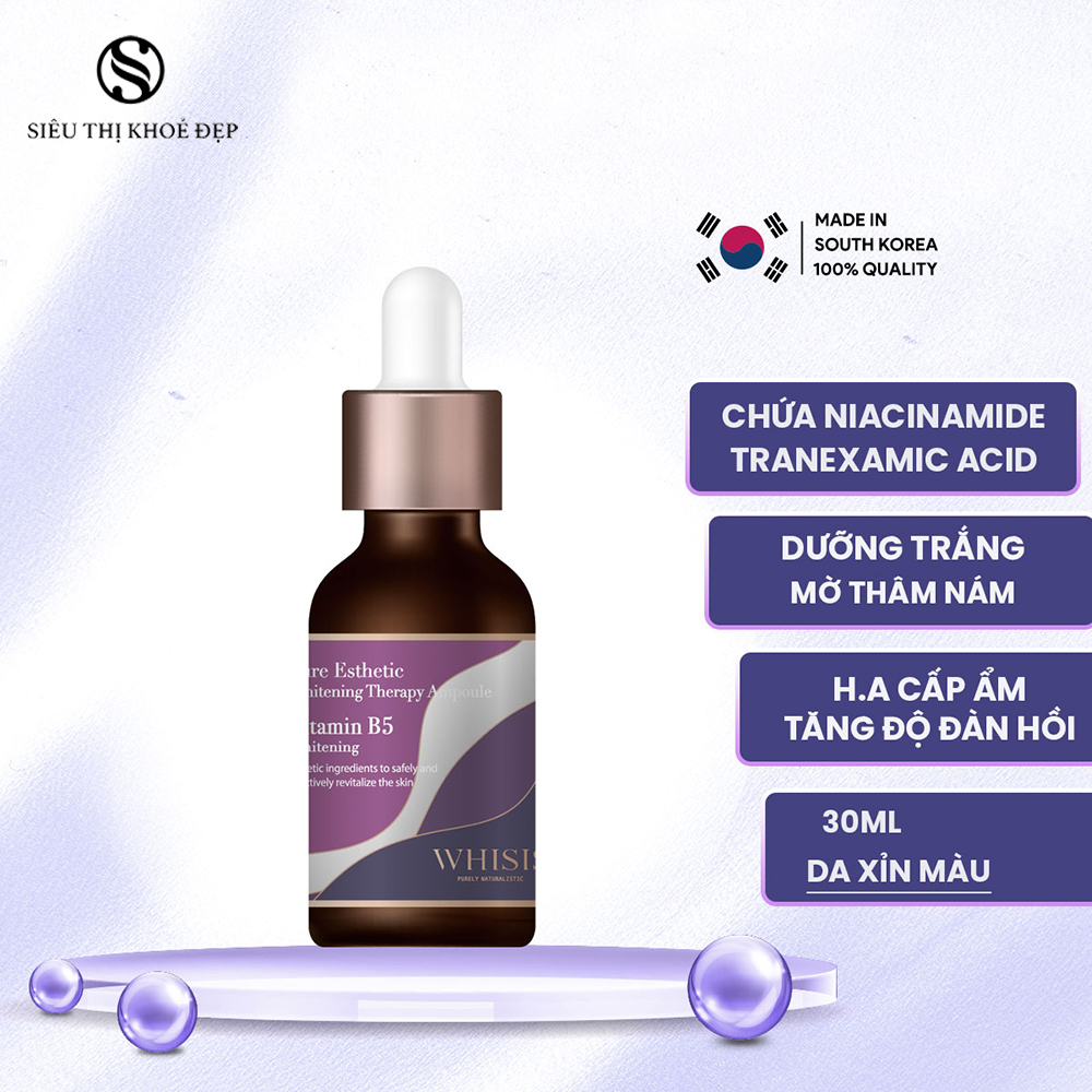 Tinh Chất Dưỡng Trắng Da Pure Esthetic Whitening Therapy Ampoule Whisis